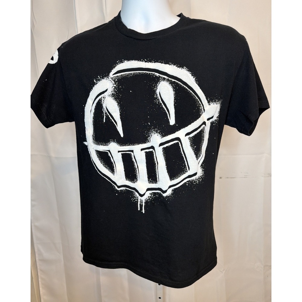 The Boys Anime Graffiti Smiley Face T-Shirt  Medium